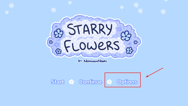 Starry Flowers官方正版怎么设置中文截图1