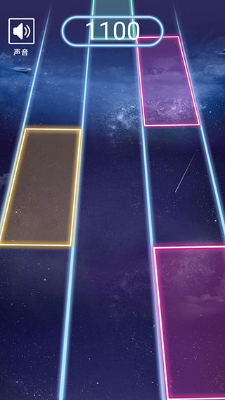 节奏的钢琴白块