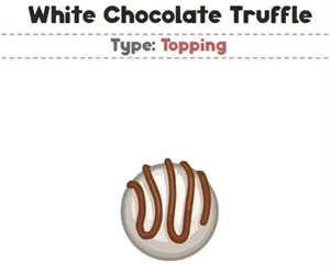 松露白巧克力（White Chocolate Truffle）