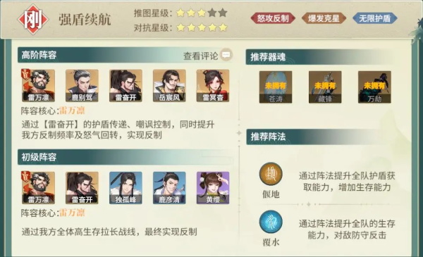 阵容推荐截图3
